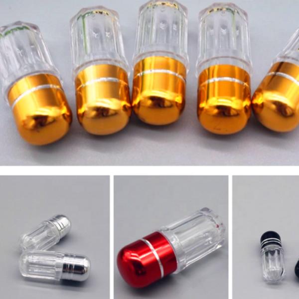 Polypropylene Single Pill Container ISO9001 1ml Plastic Capsule Bottles
