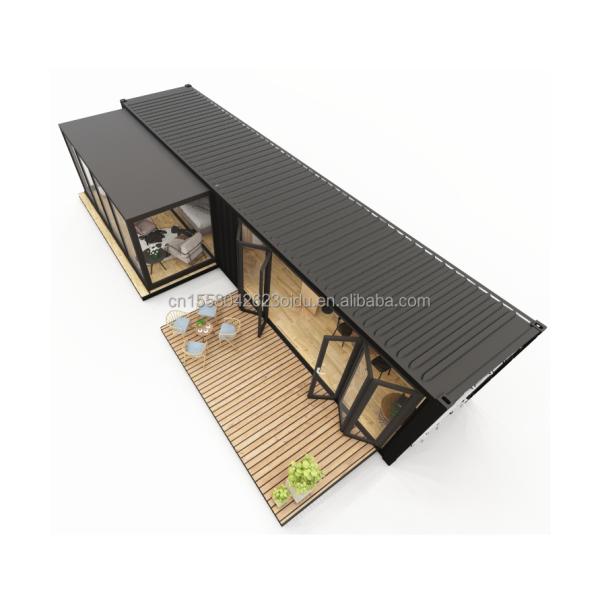 Modern Design Customized EU Standard Prefab Container House Steel Foldable 2 Bedroom Container Homes Hotels Toilets