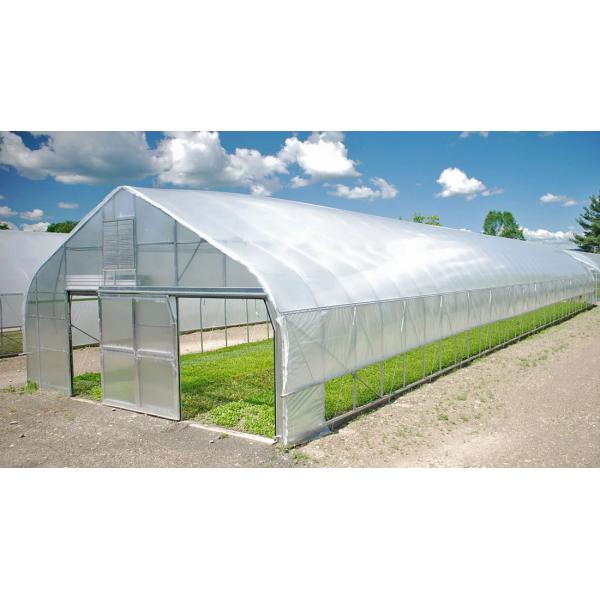 33ft Pe Film Skeleton Dustproof Single Tunnel Greenhouse