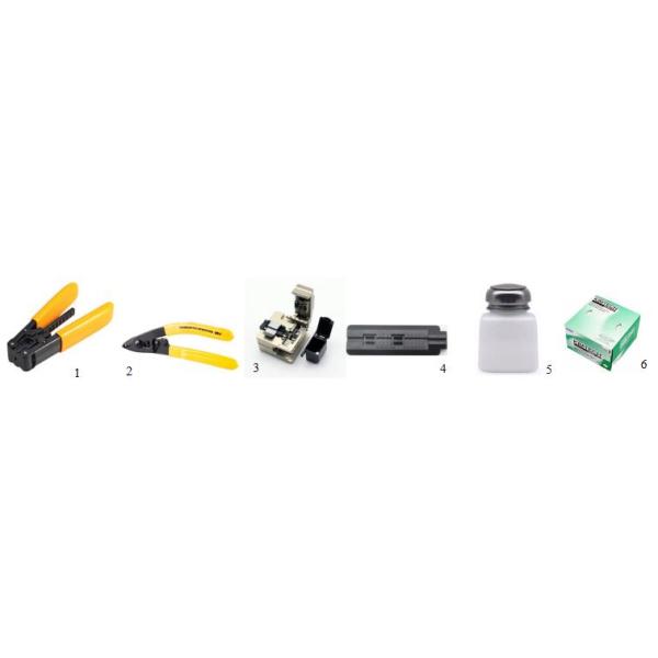 Plastic 45mm Singlemode SC APC Fast Connector For FTTH Drop Cable