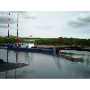 YSCSD300 Hydraulic River Sand Dredging Machine Red Color River Dredging