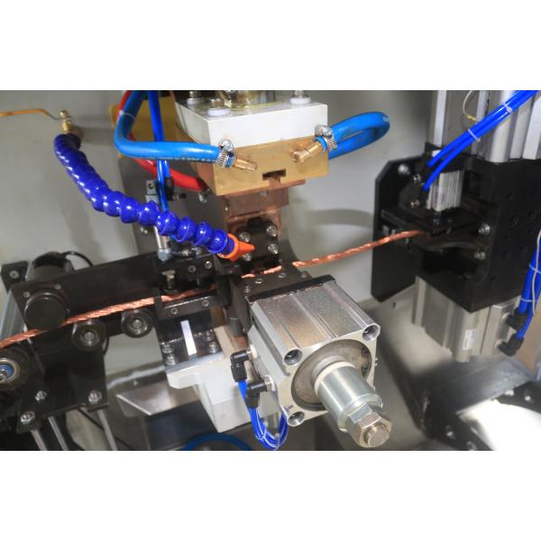 Automatic Copper Braided Wire Welding And Cutting Machine CE / CCC / ISO HWASHI