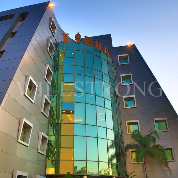 3003 Alloy Mirror Aluminum Composite Panel , 4mm Thickness Composite Wall Cladding Panels