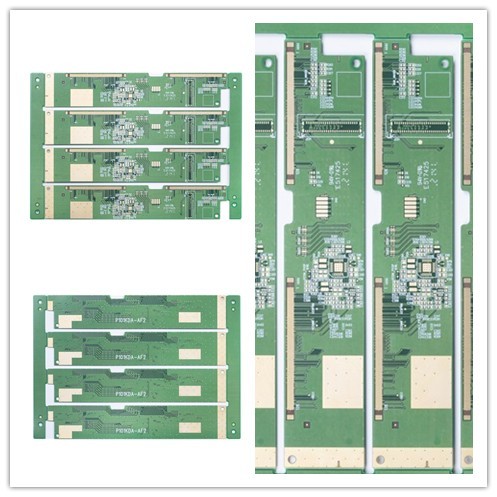 Resin Filled 4 Layer Pcb Halogen Free FR4 TG170 Ultra Thin Circuit Board