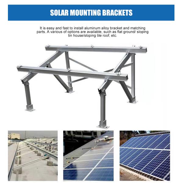 Overloads 10kw Hybrid Solar Inverter Ground Mounting Solar Power System For Home