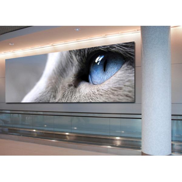 Full Color P2 Indoor LED Displays Panel 800cd/M2 For Bus Stations