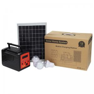 China 43H Solar Emergency Generator , 20W Household Solar Lighting System on sale