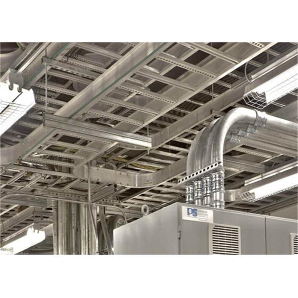 Perforated Galvanized Steel Cable Tray Roll Forming Machine With PLC Control