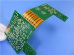4 Layer Flex-rigid PCB Built On 1.6mm FR4 and 0.2mm Polyimide With Immersion