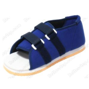 Quality Padded Canvas Medical Plaster Cast Shoe,lightweight and convenient,soft sole and close velcro for sale