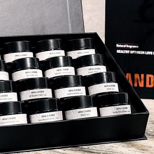 China AROMA HOME China Best Price Shopping Christmas Soy Wax Fragrance Scent Sample 16pcs/Set Mini Scented Candle on sale