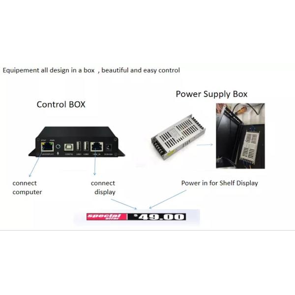 High Definition P2 Shelf LED Display For Supermarket
