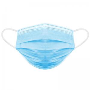 Quality 3 Ply Disposable Surgical Mask , Earloop Face Masks For Germ Protection for sale