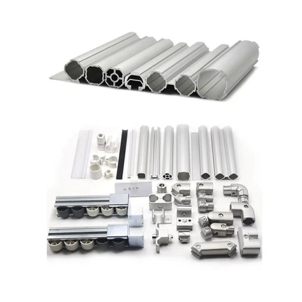 DY19-01A General Frame Aluminum Structural Pipe Aluminium Lean Pipes For Workbench