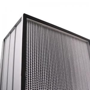 China Customized Size HEPA Pleated Filter , Superfine Glass Fiber Air HEPA Filter on sale