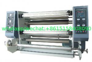 FQ1300L series Vertical Automatic Slitting Rewinding Machine BOPP PET CPP CPE PVC craft paper adhesive label sticker