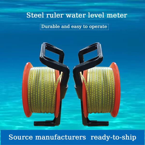 Portable Length 30m-500m Water Level Gauge Depth Indicator Steel Ruler Cable Water Level Meter Well Depth Gauge