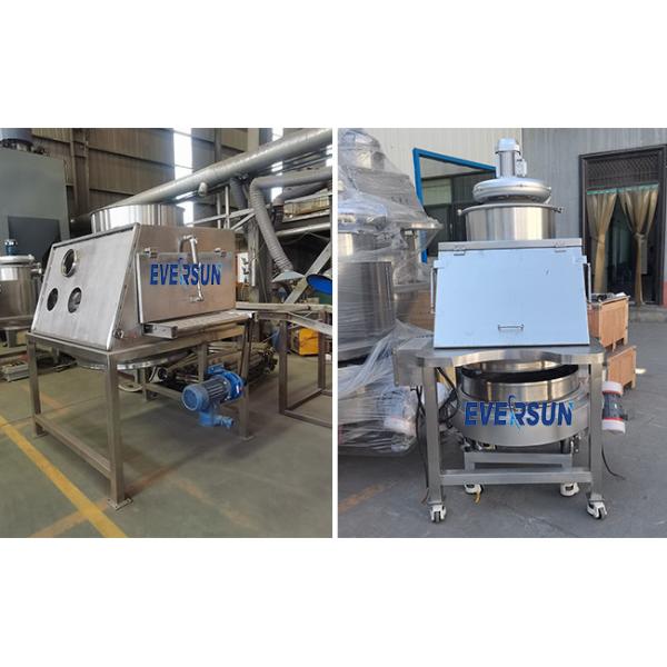 High Efficiency Big Bag Emptying Dump Station With Vibrating Screen For Grain
