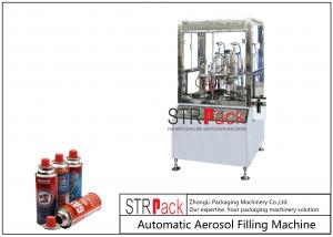 China Full Automatic Cassette Gas Filling Machine 200ml 3500Cans/H on sale