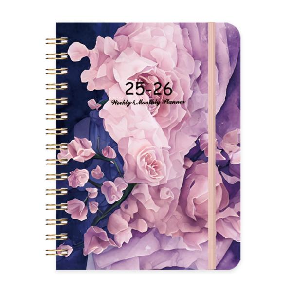 Custom A5 Spiral Notebook with Dot-Grid or Lined Paper
