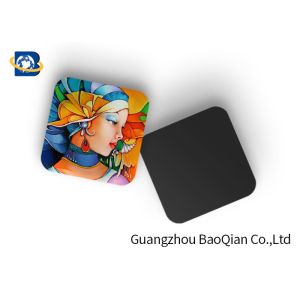 Quality Mini 3D Personalised Tea Coasters / Cup Coasters , Custom Square Coasters Printing Placemat for sale