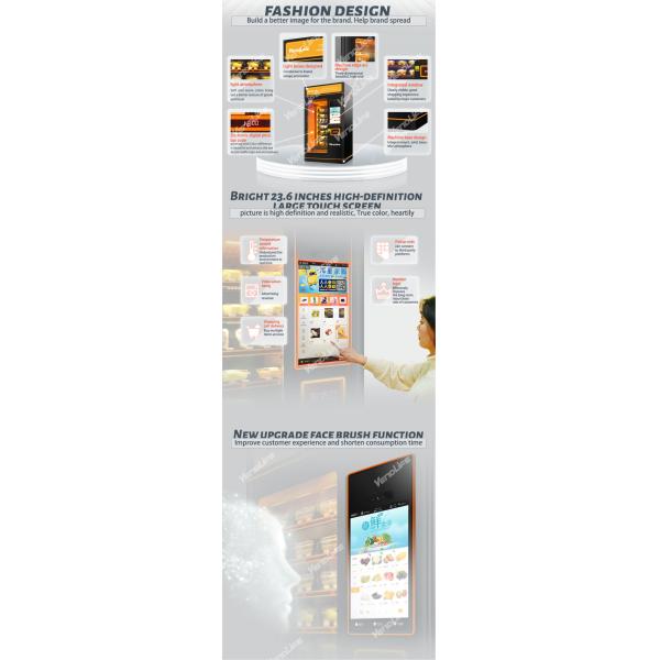 Salad Vendlife Vegetable And Fruits Single Cabinents Fully Automatic Vending Machines Supplier With 2021 New Style For S