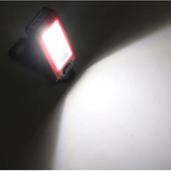Plastic Handheld Rechargeable Work Light 12.6x4.7x2.8cm