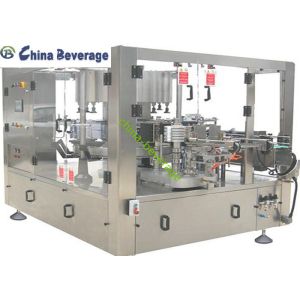 Double Side Automatic Labeling Machine Flat Square Bottle Sticker Packing