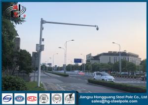 China Traffic Lamp Poles Led Lights Flexible Swaged Tubular Pole For Street Road on sale