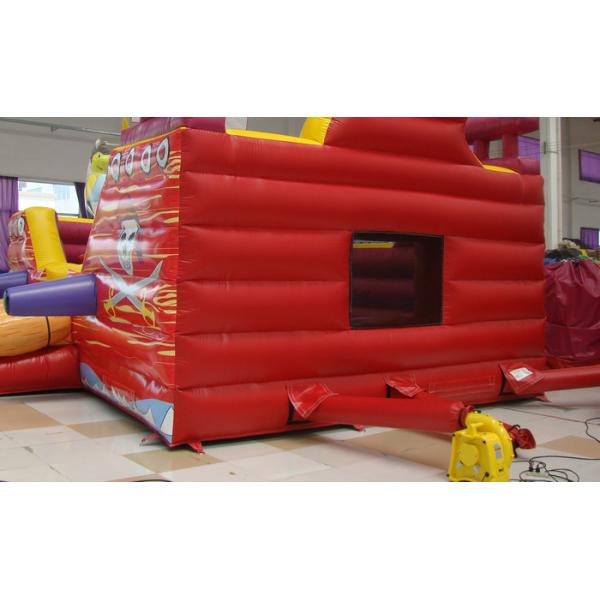 Inflatable Water Obstacle Course , Attractive Corsair Obstacle Course Moon Bounce