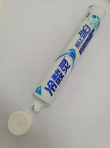 Quality Soft Touch Toothpaste Tube Round Abl Squeeze Tube Packaging Diameter 30 With Flip Top Cap for sale