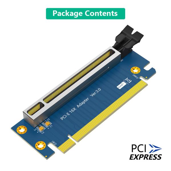 PCI-Express 3.0 16x Riser Card, PCI Express 3.0 16X 90 Degree High Speed Riser Card For 2U server