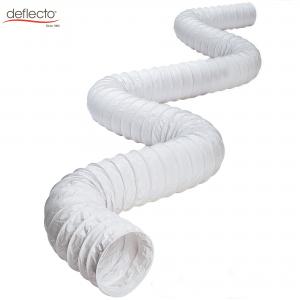 Quality White Nylon Flexible Plastic Air Duct PVC Heat Resistant Flexible Ducting for sale