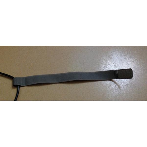 White hook and loop cable tie roll Plus , Wire Hook And Loop Wraps Black 10mm Logo