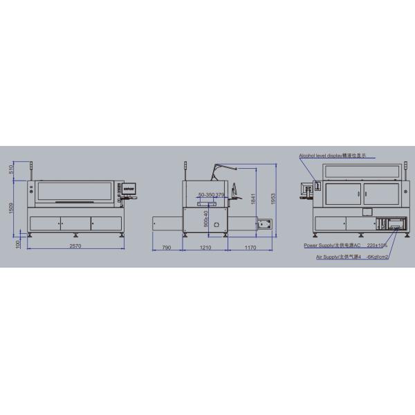 3KW Fully Automatic Pcb Solder Paste Printer High Accuracy