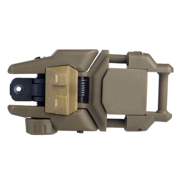 Flip Up Rifle Sights Kit Hunting Accessories Rear And Front Night Sight For Rifles And Picatinny Rails