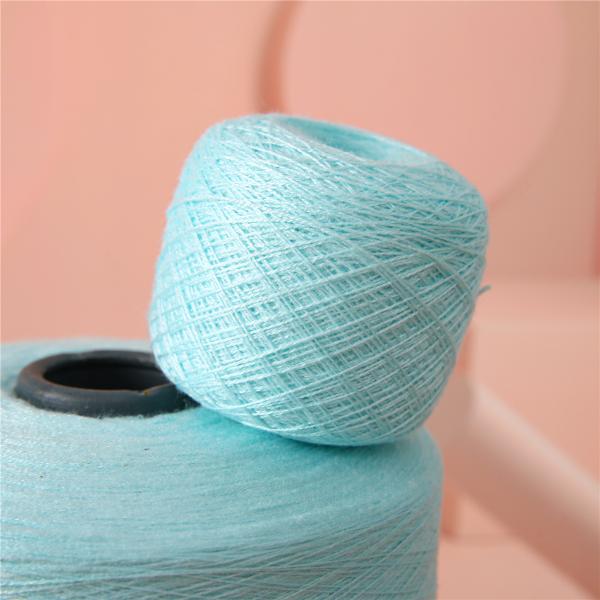 Lightweight Acidproof Viscose Ring Spun Yarn , Anti Bacteria Hand Spun Wool Yarn