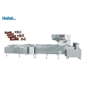 Quality Energy Chocolate Bar Horizontal Flow Pack Machine Compact Structure Designed for sale