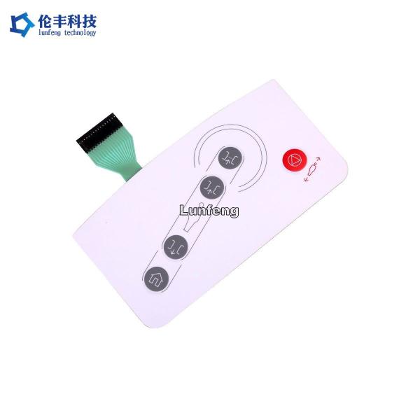 Transparent Window Flat Membrane Switch , Prototype Membrane Switch