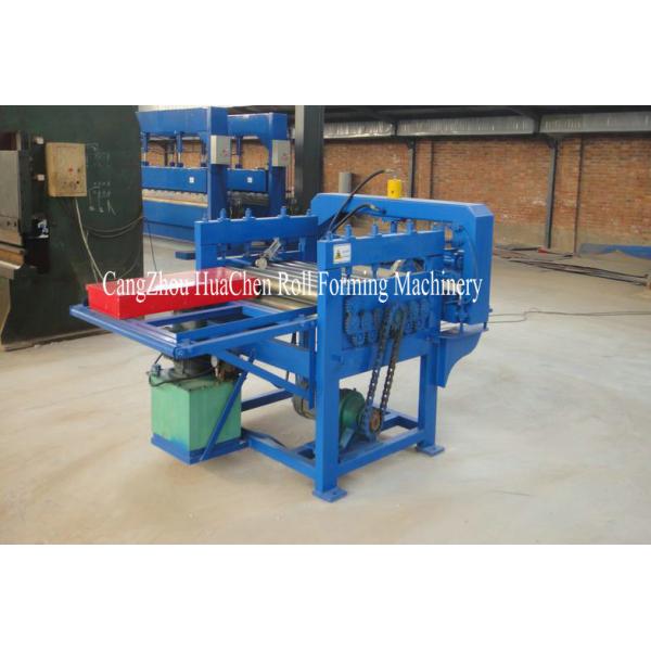 Cut-to-Length Sheet Metal Cutting Machine Color Coated 3 Rows Rollers