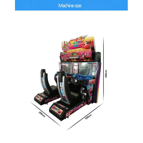 Car Racing Game Machines , Outrun Arcade Machine With Iron Appearance