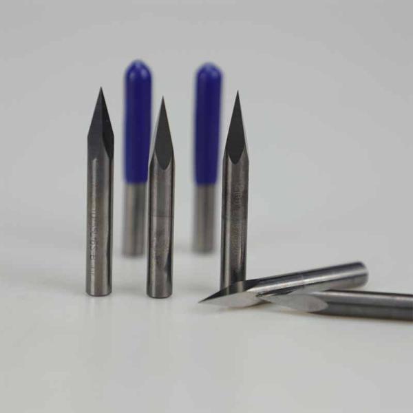 Customizable ODM/OEM CNC Pointed Flat End Mill Triangular Milling Cutter Stone and Metal for Engraving and Milling