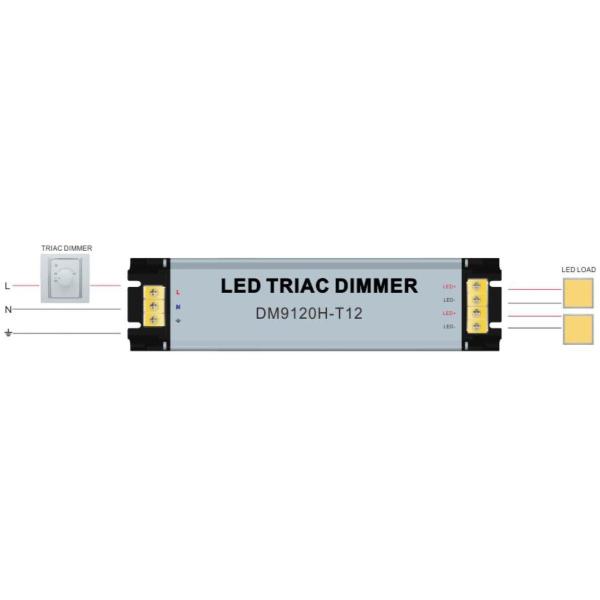 Screw Terminal PWM Socket Triac Dimming Driver With Power Protection