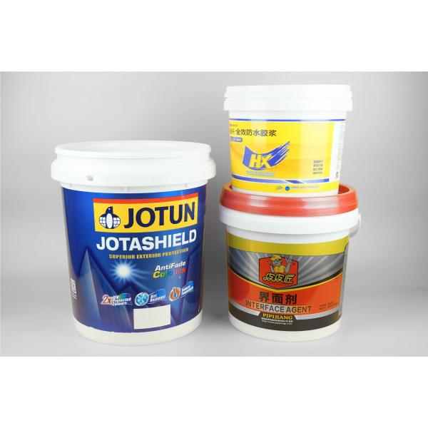 Coating 5 Gallon Plastic Buckets Screen Printing Airproof