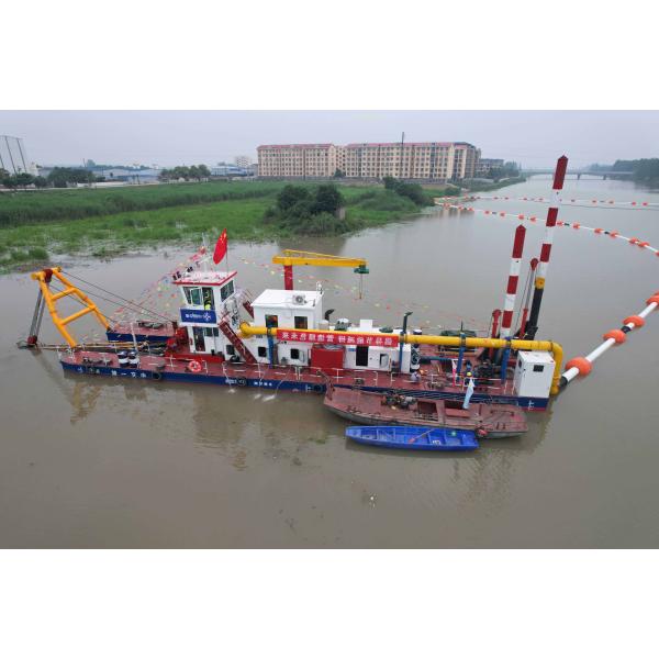 2000m3 Discharge Distance Small Sand Dredger Ship With Cummins Marine Engine