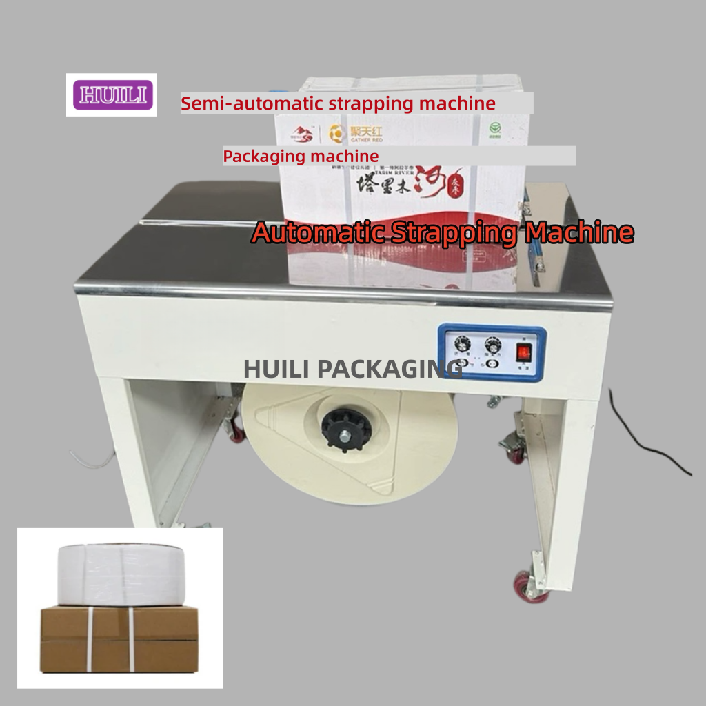 PP PET strapping semi-automatic automatic strapping machines High-speed Desktop strapping tools