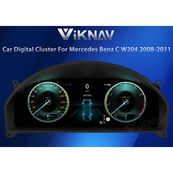 VIKNAV 12.3" Digital Speedometer For Mercedes Benz C-Class W204 2008-2011
