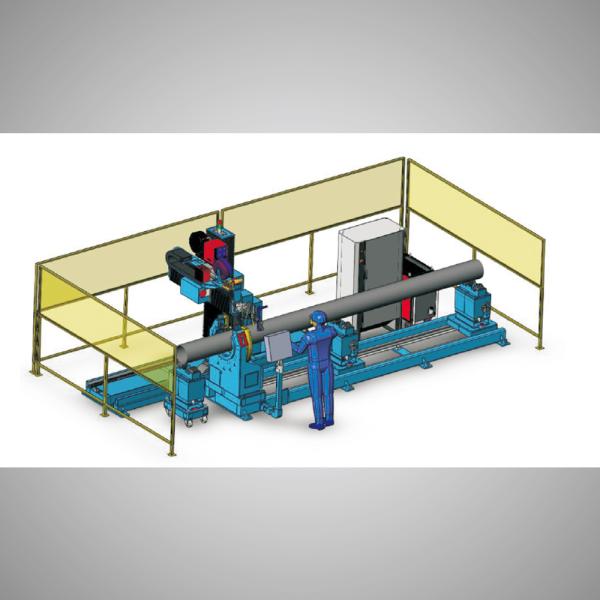 Open Headstock Pipe Spool Welding Station High Efficiency Pipe Welding System