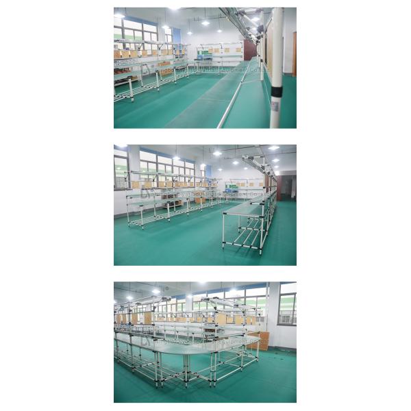 Lean Tube Production Industries Workbench , ESD Safe Workbench Assembly Line
