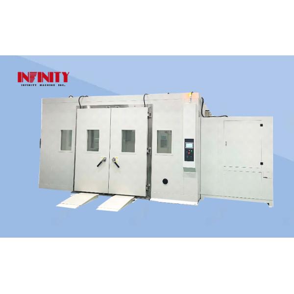 Walk-in Constant Temperature Humidity Testing Chamber With 16 Device Connection Capability